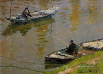  pescadores Pintura al %c3%b3leo - Dos pescadores Claude Monet